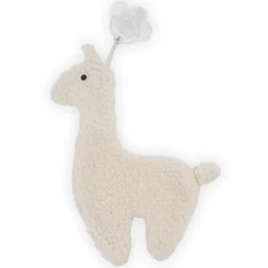Attache tétine Lama blanc
