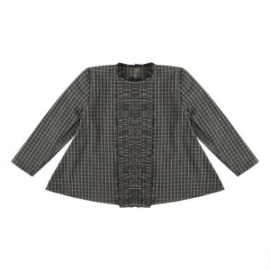 Blouse Anne Carreaux vert