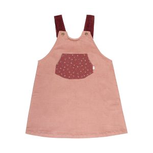 Robe Lilou velours rose