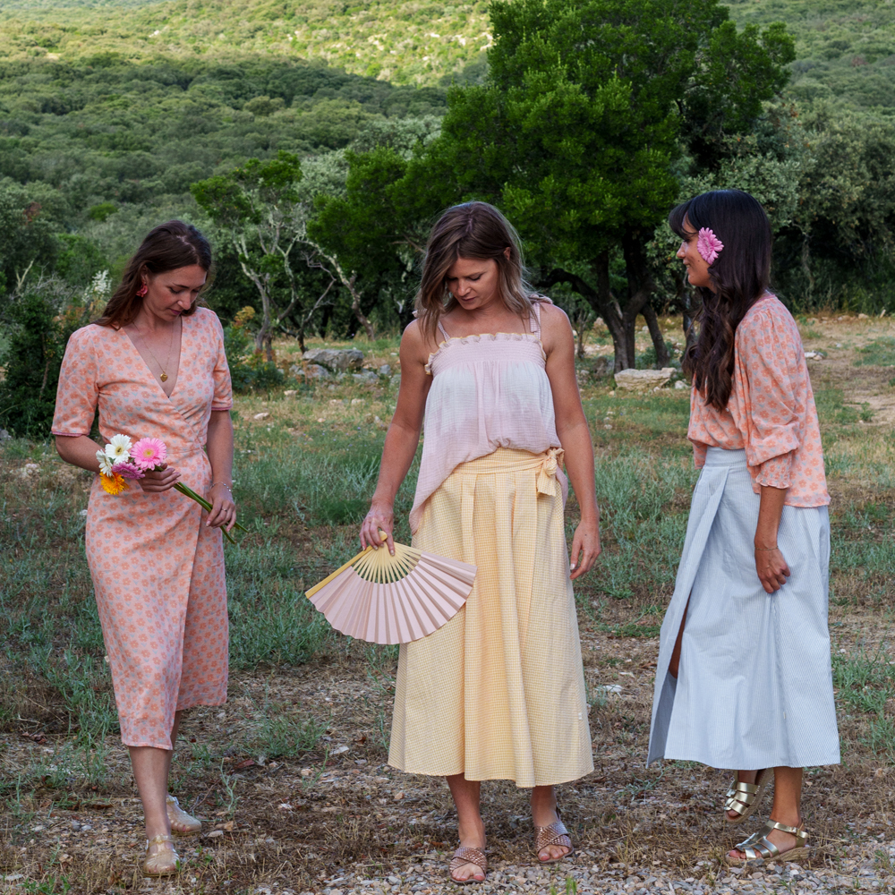 Jupe Hanae vichy jaune – Image 3