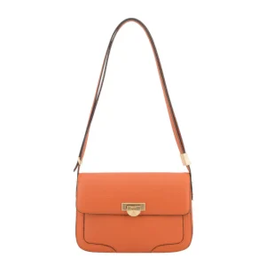 Auteuil | Grand Sac porté travers orange