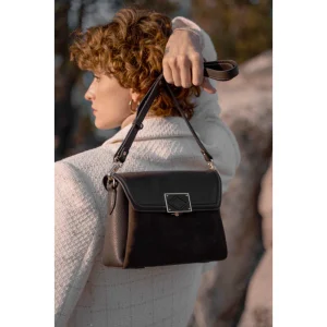 Carat Nubuck| Petit Porté travers marron