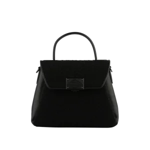 Carat tweed - Porté main noir