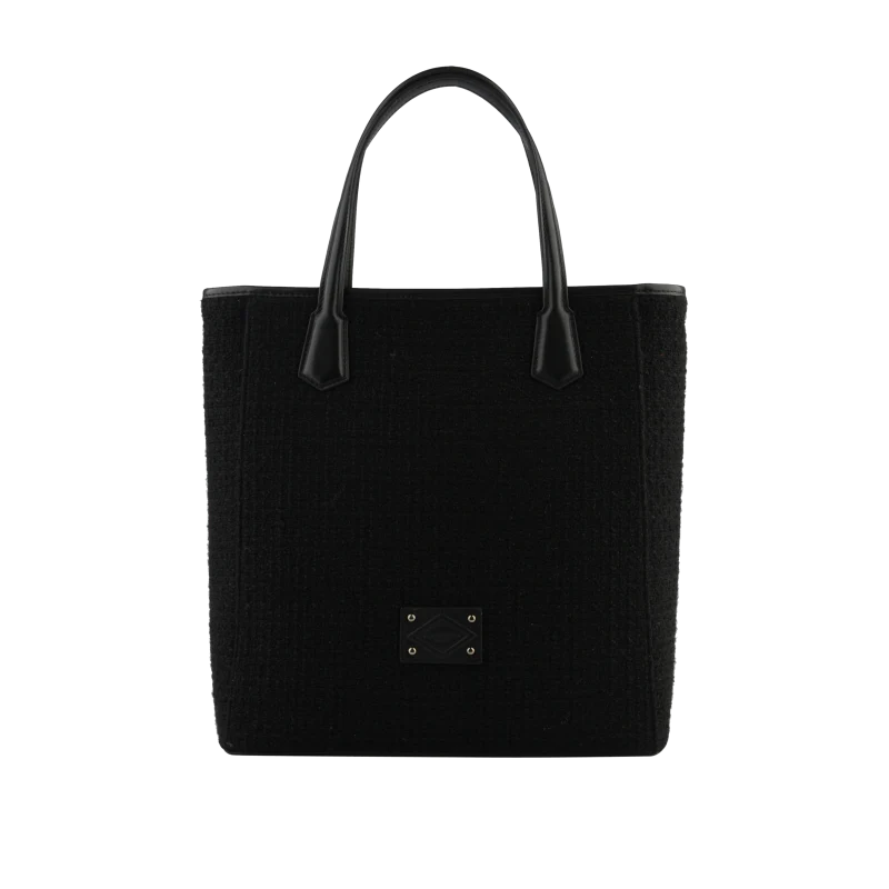 Carat Tweed - Cabas noir