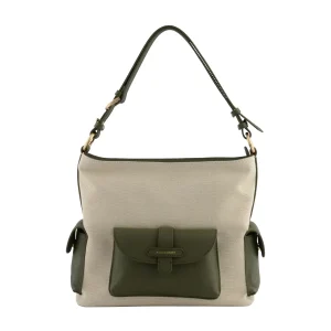 Reporter coton- Porté épaule kaki