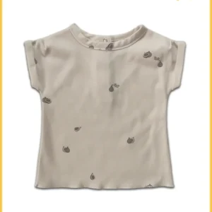 T-shirt Bama Petites Figues Ecru - 2nde Main