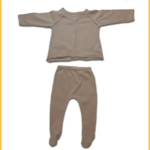 Ensemble Pyjama en Jersey Taupe