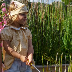 Blouse Charlotte vichy jaune