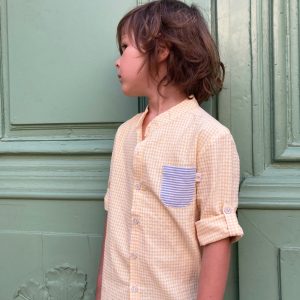 Chemise Alphonse vichy jaune