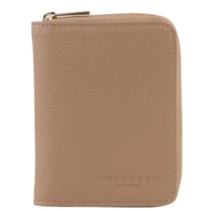 Club - Porte-monnaie moyen mastic