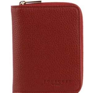 Club - Porte-monnaie moyen rouge