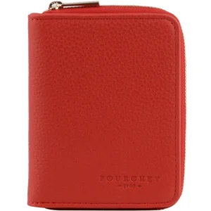 Club - Porte-monnaie moyen rouge vif