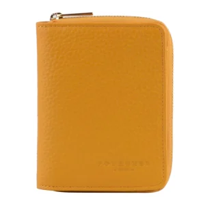 Club - Porte-monnaie moyen safran