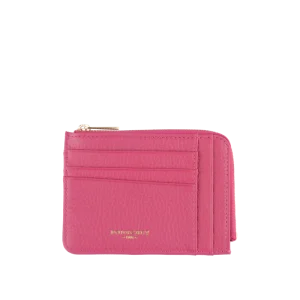 Club - Porte monnaie/carte plat fuchsia