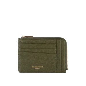 Club - Porte monnaie/carte plat kaki