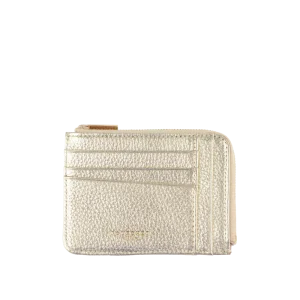 Club - Porte monnaie/carte plat or