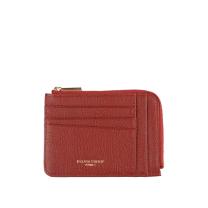 Club - Porte monnaie/carte plat rouge