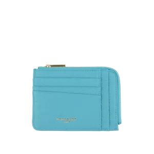 Club - Porte monnaie/carte plat turquoise