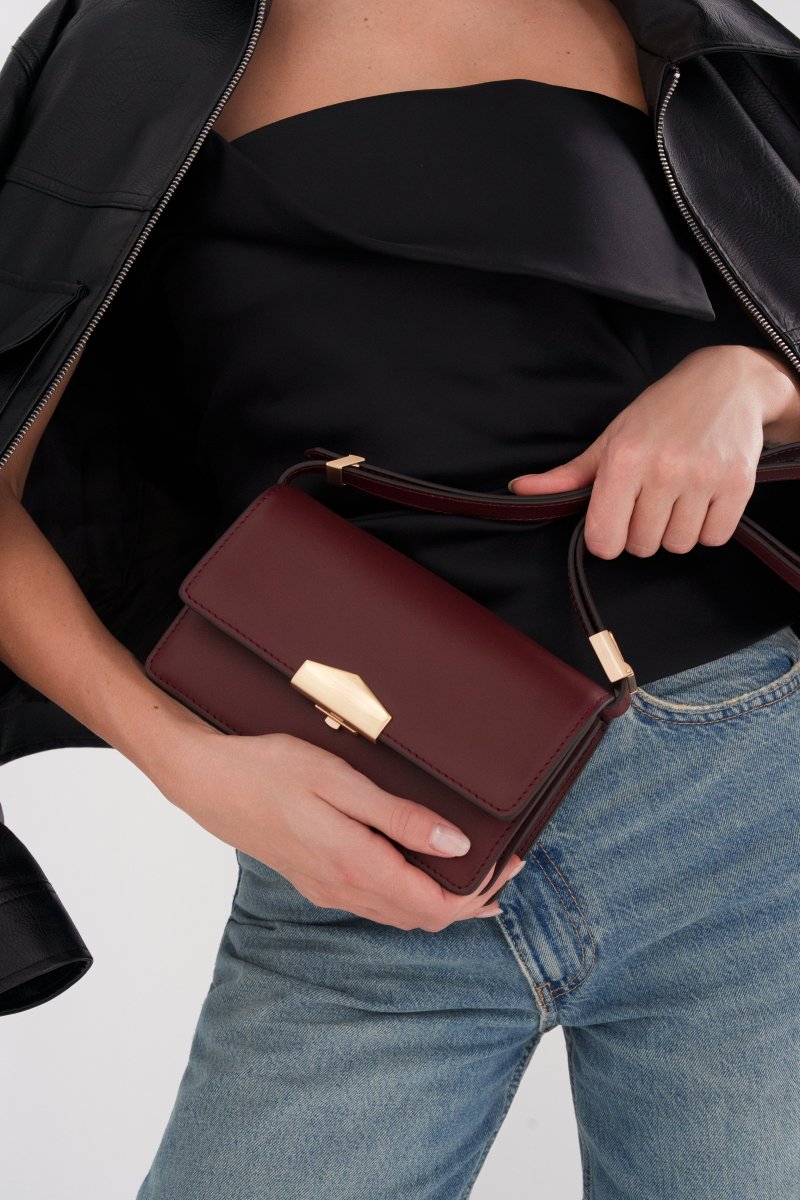 Anjou | Petit épaule bordeaux – Image 3