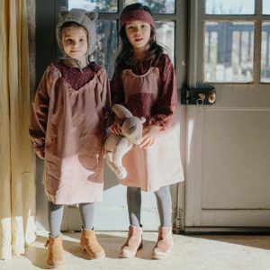 Robe Lyly velours rose