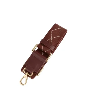 Bandoulière Weaved bordeaux