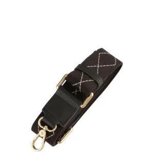 Bandoulière Weaved marron