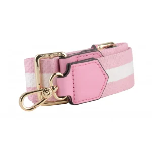 Bandoulière | Rayures roses