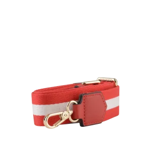Bandoulière | Rayures rouge