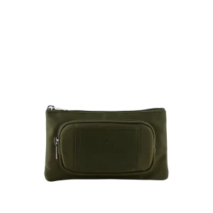 Grand porte monnaie Escale kaki