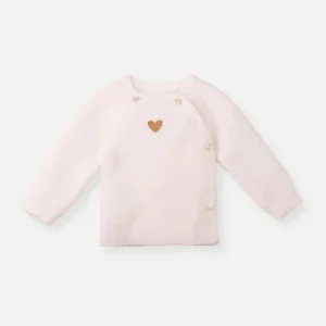 Brassière blanche broderie cœur