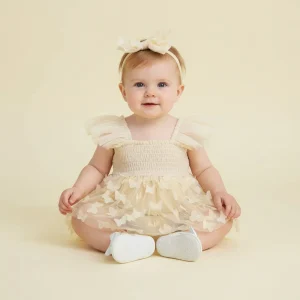 Barboteuse robe papillon enfant