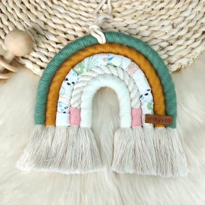 Arc en ciel moutarde vert