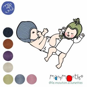Bonnet bébé ManyMonths en laine mérinos
