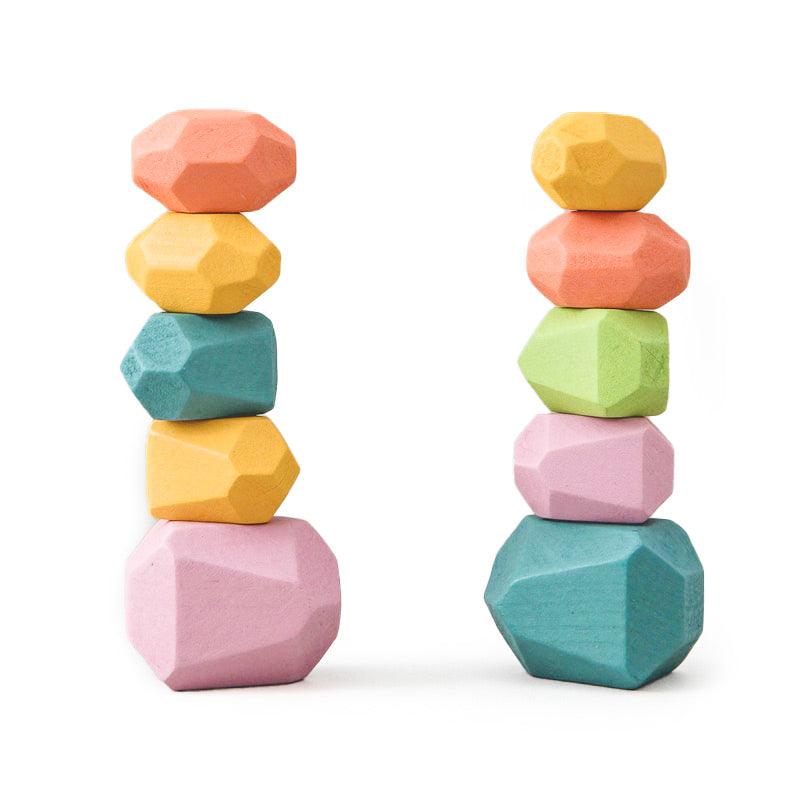 Blocs de construction en bois Montessori – Image 4