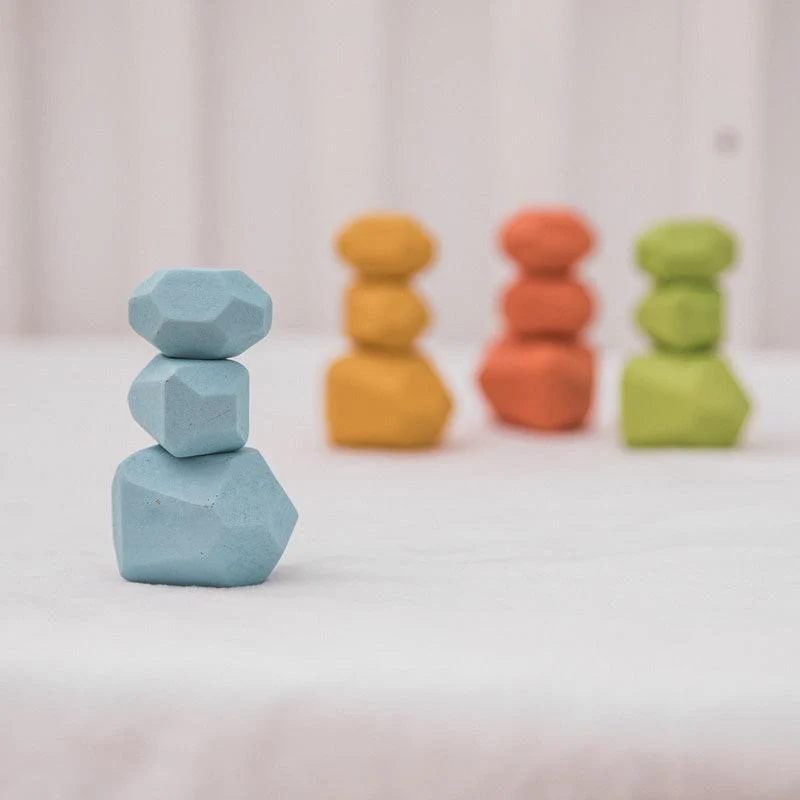 Blocs de construction en bois Montessori – Image 5