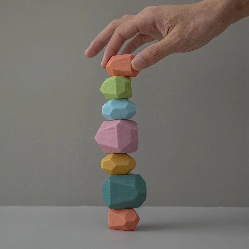 Blocs de construction en bois Montessori – Image 7