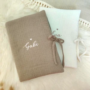 Protège carnet de santé taupe