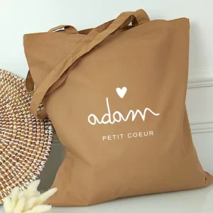 Tote bag enfant coeur (3 coloris)
