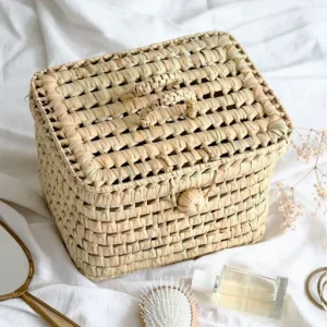 Vanity / petit panier en feuilles de palmier