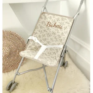 Poussette personnalisable pour poupée (27 tissus)
