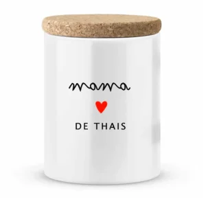 Pot bougie / crayons personnalisé Modèle 1