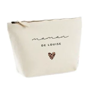 Trousse coton personnalisée Léopard