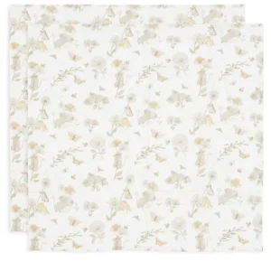 Langes en gaze de coton Dreamy Mouse 70 x 70 cm (Lot de 2)