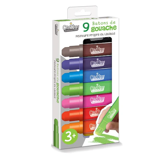 9 Batons de gouache – Image 2