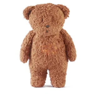 Peluche veilleuse Moonie caramel