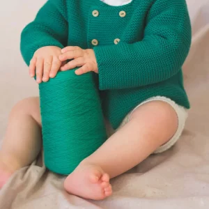 Cardigan en coton bio