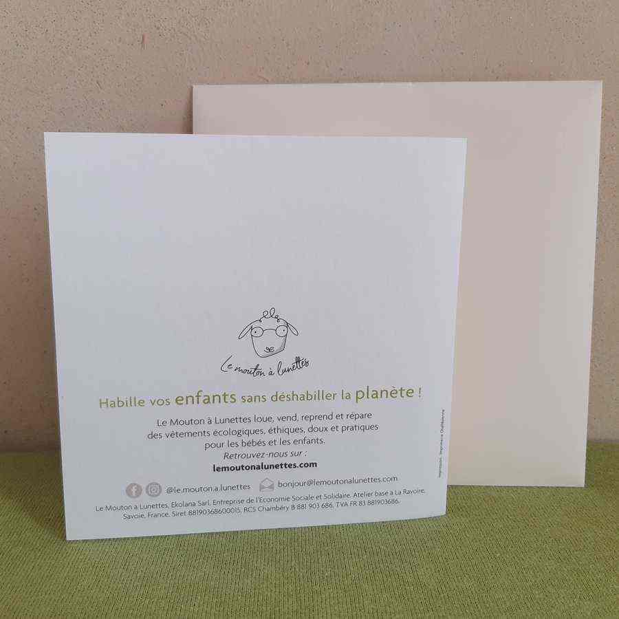 La jolie Carte Cadeau en papier - Le Mouton à Lunettes – Image 4