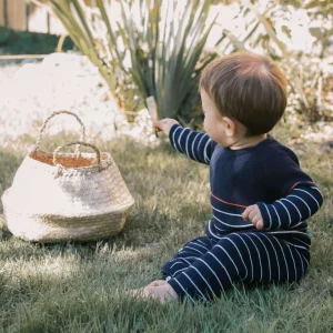Combinaison marinière en coton bio