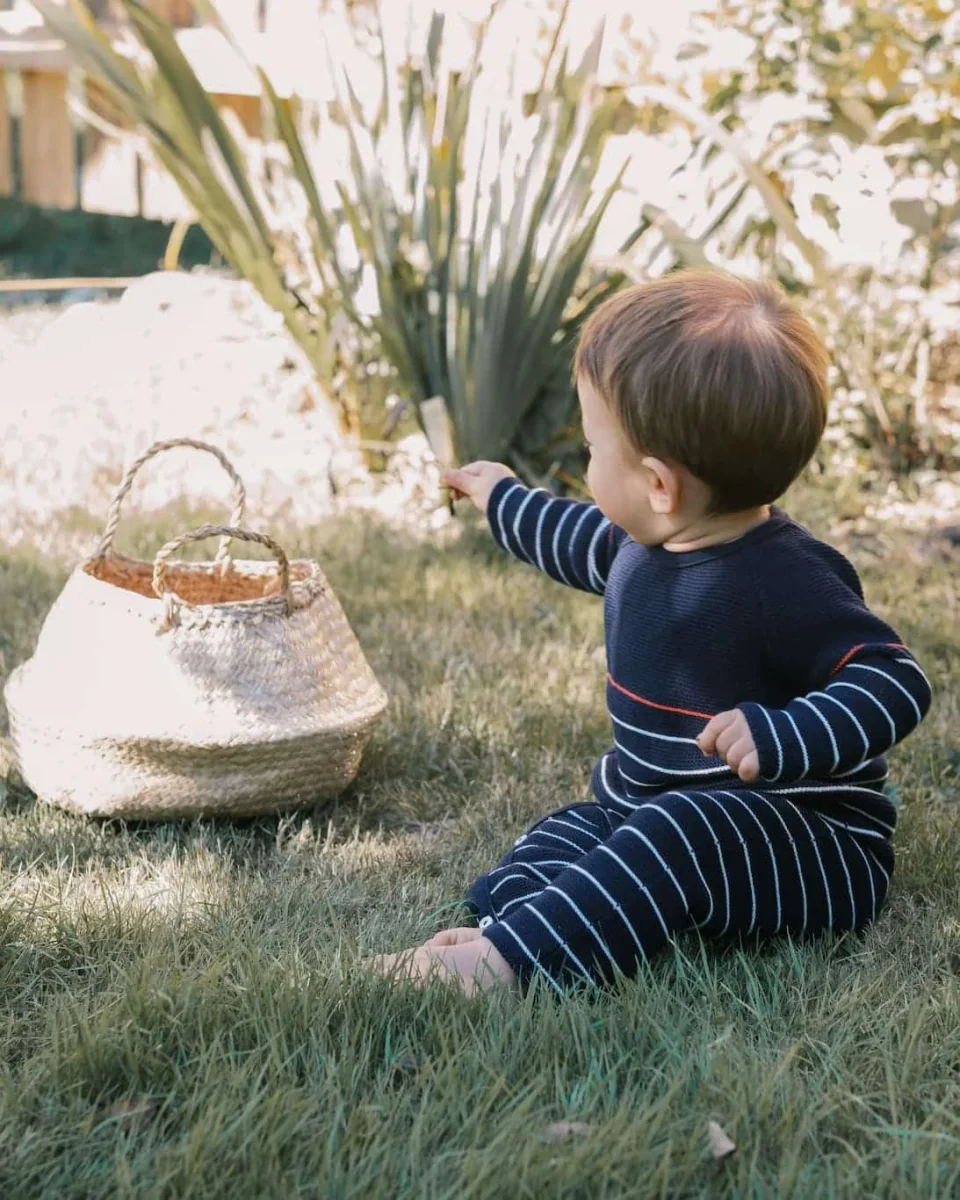 Combinaison marinière en coton bio – Image 2