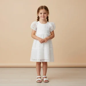 Robe baptême blanche pour enfant